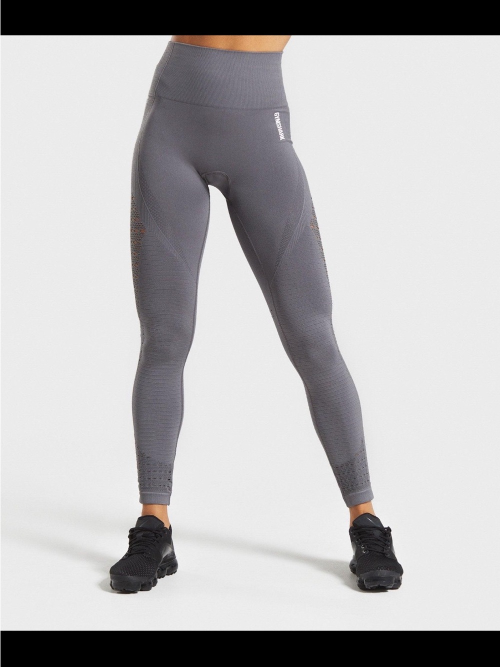 Gymshark Energy Seamless Leggings Gray High Rise Workout